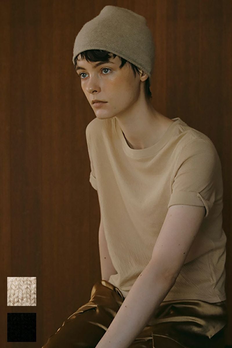 ETRE TOKYO(エトレトウキョウ)カシミヤニットビーニー 1224572045