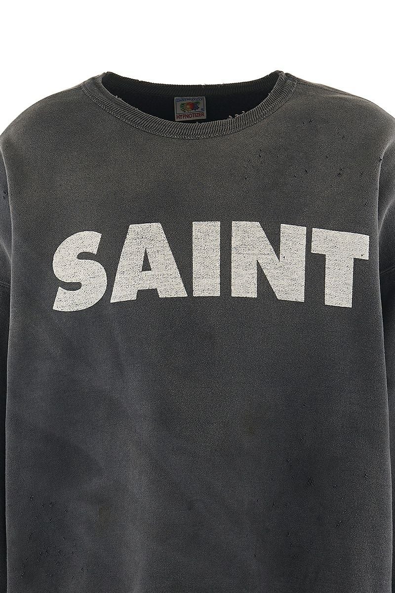 SAINT Mxxxxxx(セントマイケル)SM-YS1-0000-027 / CREW SWT / SAINT / BLACK / クルーネックスウェット -2
