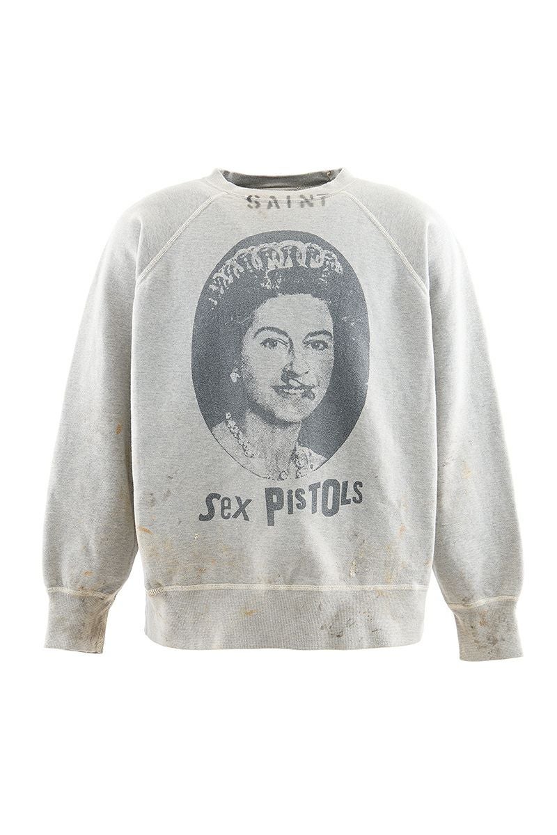 SAINT Mxxxxxx(セントマイケル)SM-YS1-0000-C23 / SP_CREW SWT / QUEEN / GRAY / クルーネックスウェット