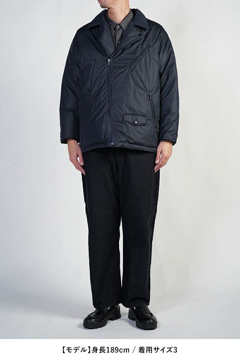 Porter Classic(ポータークラシック)SHEEN NYLON RIDERS DOWN JACKET シーンナイロンライダースダウンジャケット PC-015-2996 -7