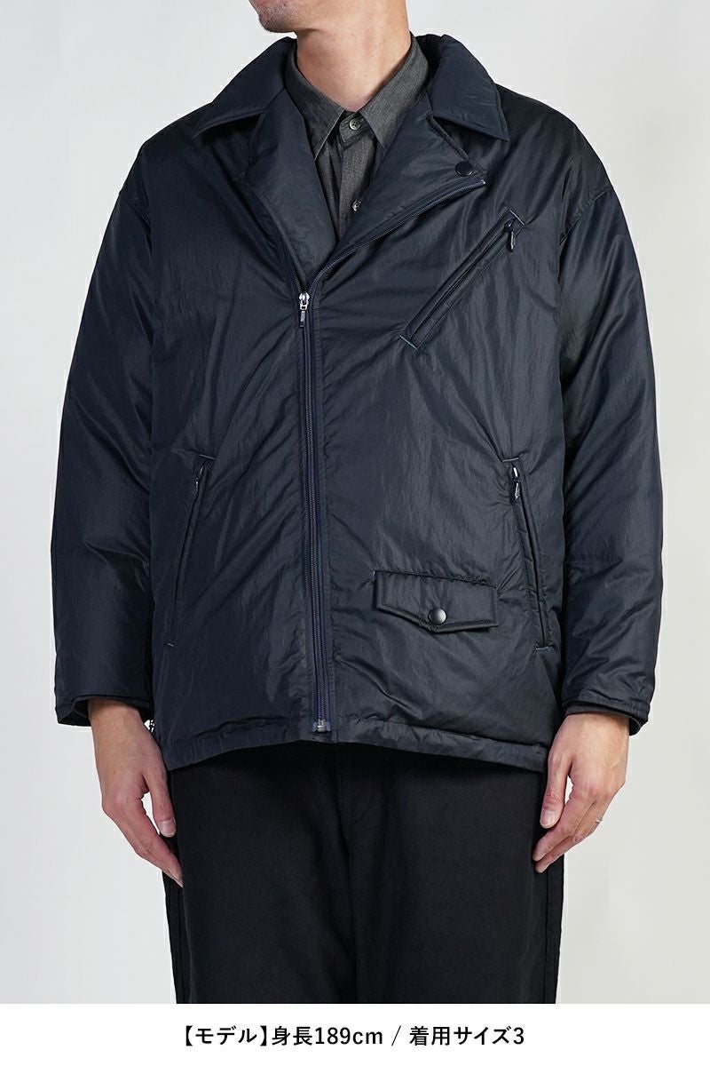 Porter Classic(ポータークラシック)SHEEN NYLON RIDERS DOWN JACKET シーンナイロンライダースダウンジャケット PC-015-2996 -9