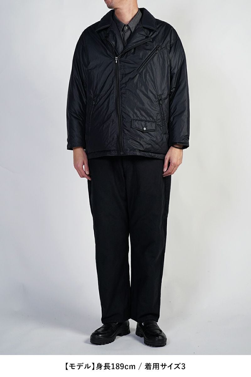 Porter Classic(ポータークラシック)SHEEN NYLON RIDERS DOWN JACKET シーンナイロンライダースダウンジャケット PC-015-2996 -11