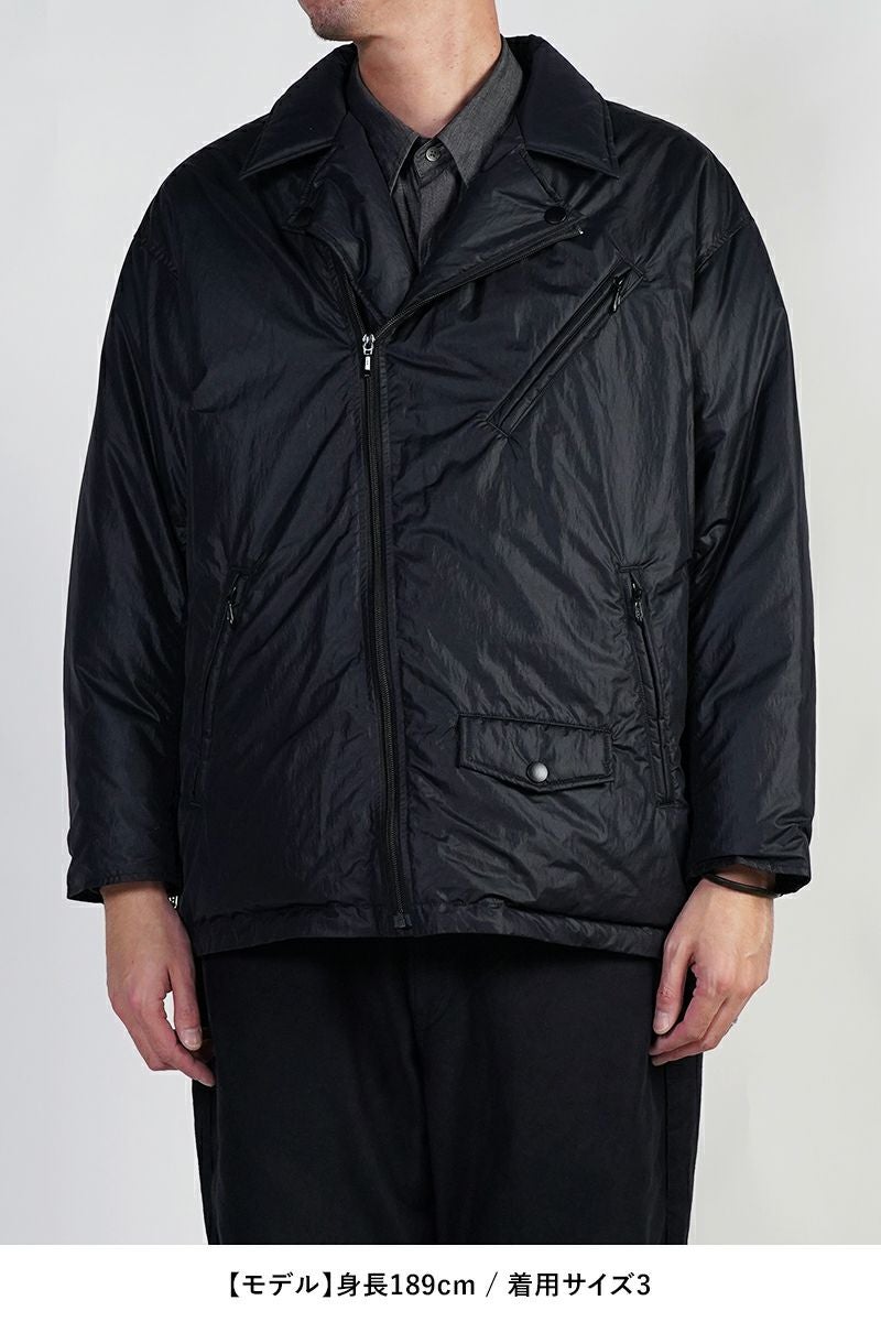 Porter Classic(ポータークラシック)SHEEN NYLON RIDERS DOWN JACKET シーンナイロンライダースダウンジャケット PC-015-2996 -14
