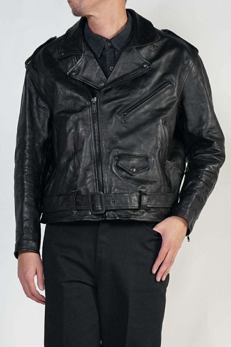 Rafu(ラフ)blackmeans × Rafu ブラックミーンズ×ラフ ライダースジャケット RAFU045 -1