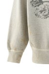 SAINT Mxxxxxx(セントマイケル)SM-YS1-0000-032 / CREW SWT / FLOWER / GRAY クルーネックスウェット -5