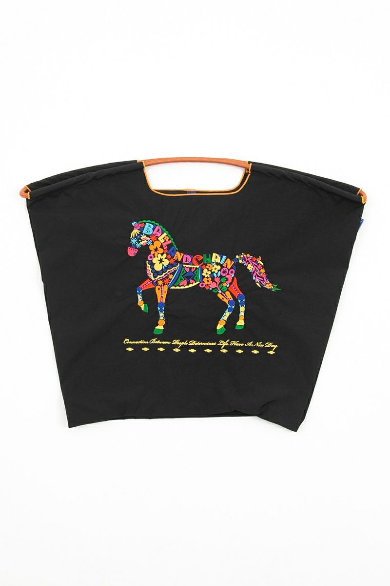 Ball & Chain(ボールアンドチェーン)FLOWER HORSE (L) フラワーホースL ショッピングバック トートバッグ 301135