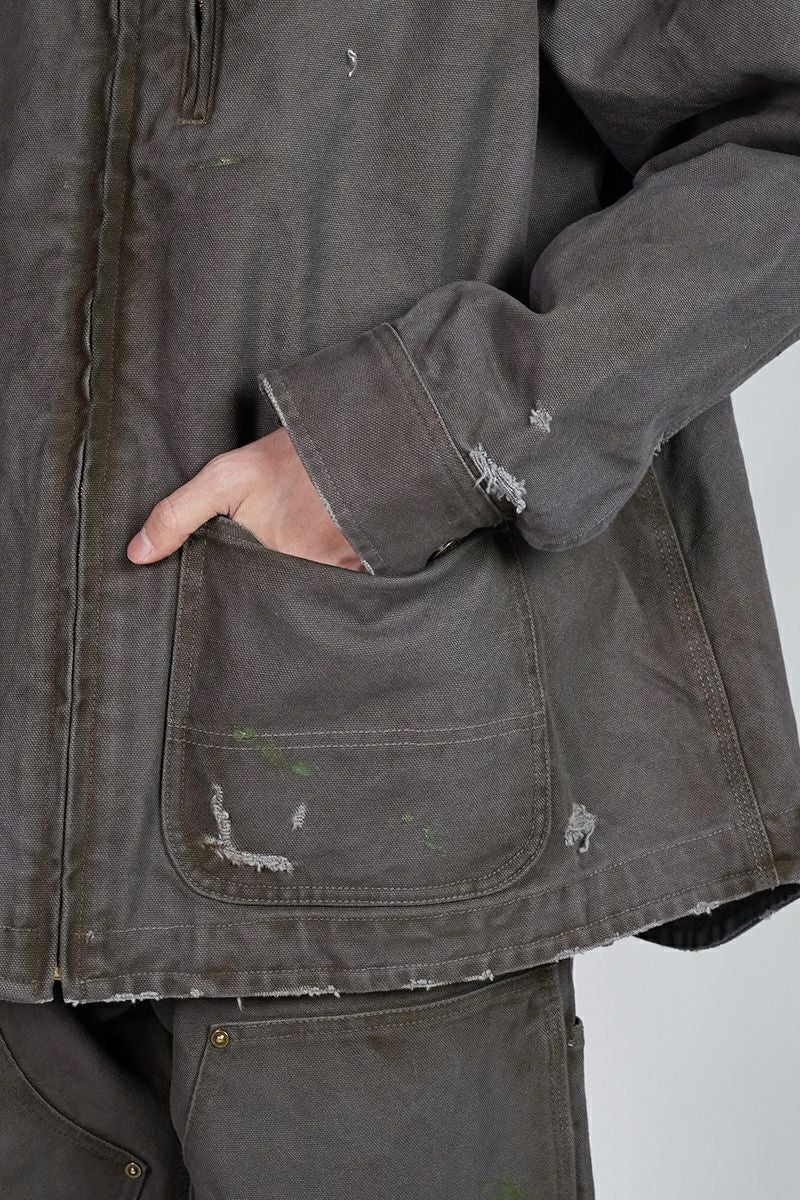 KAMIYA(カミヤ)BORO Duck Jacket ボロダックジャケット G13JK023 -5