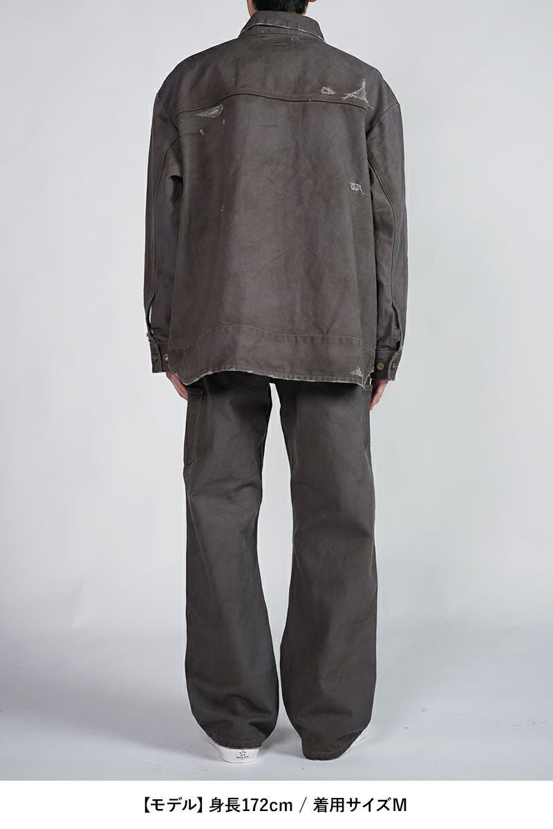 KAMIYA(カミヤ)BORO Duck Jacket ボロダックジャケット G13JK023 -7