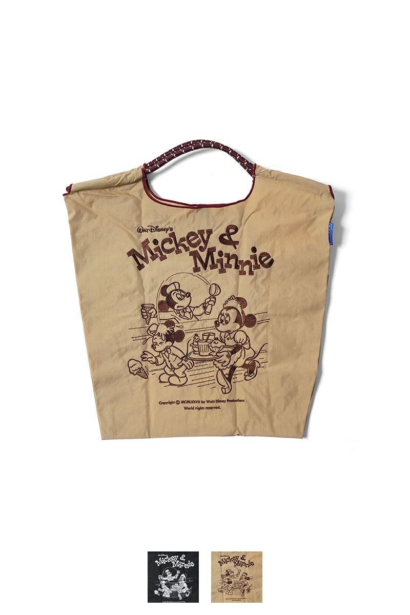 Ball & Chain(ボールアンドチェーン)Mickey&Minnie (M) ミッキーアンドミニ―M ショッピングバック トートバッグ 324004