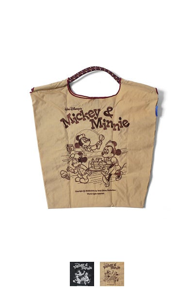 Ball & Chain(ボールアンドチェーン)Mickey&Minnie (M) ミッキーアンドミニ―M ショッピングバック トートバッグ 324004