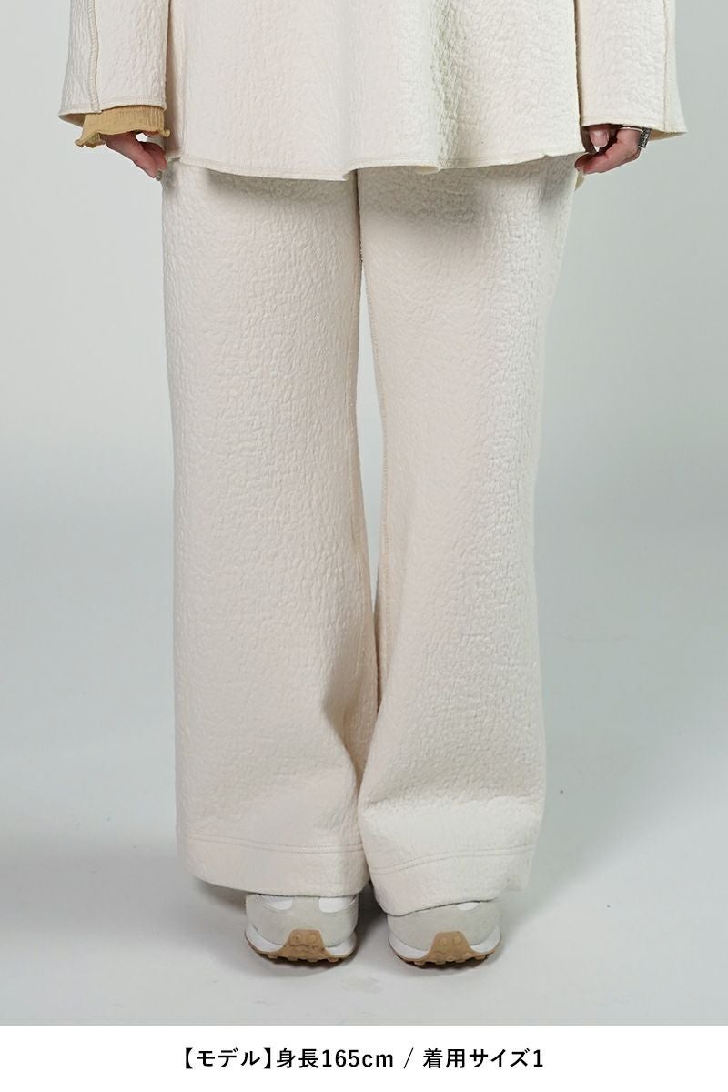 kengo(ケンゴ)cotton wool bokomoko flare pants コットンウール ボコモコ フレアパンツ K24FW-PA3 -6