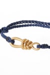 XOLO(ショロ)Twisted Rope Link Silk Code Bracelet -Gold- ツイストロープリンク シルクコード ブレスレット(ゴールド) XOCB002 -2