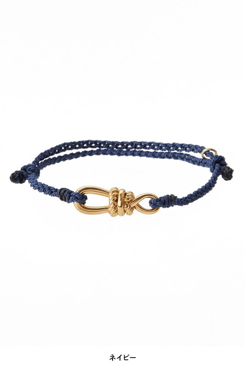XOLO(ショロ) | XOLO(ショロ) Twisted Rope Link Silk Code Bracelet
