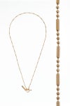 XOLO(ショロ)Cylinder Link Necklace -Gold- シリンダーリンクネックレス(ゴールド) XON041