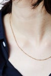 XOLO(ショロ)Cylinder Link Necklace -Gold- シリンダーリンクネックレス(ゴールド) XON041 -3
