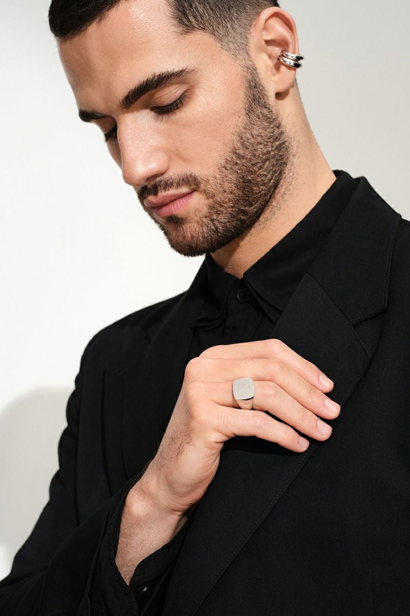 TOMWOOD(トムウッド)Cushion Satin Ring R74HSNA02S925 -3