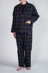 NOWHAW(ノウハウ)day pajama 綿シルクネップビエラチェック P-S568-H -1