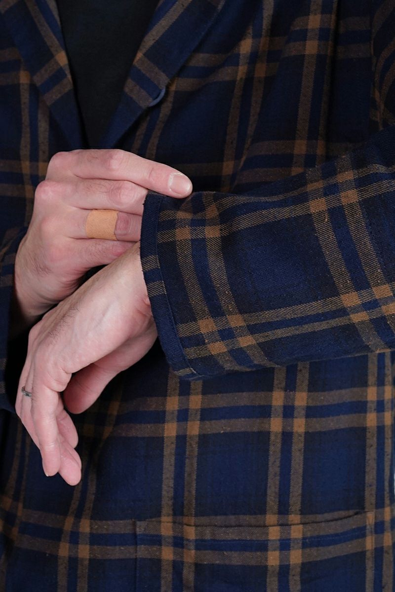 NOWHAW(ノウハウ)day pajama 綿シルクネップビエラチェック P-S568-H -6