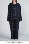 NOWHAW(ノウハウ)day pajama 綿シルクネップビエラチェック P-S568-H -15
