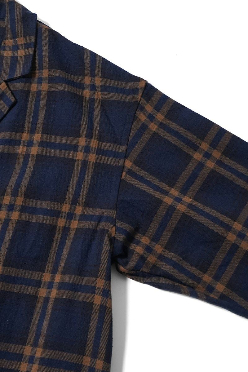 NOWHAW(ノウハウ)day pajama 綿シルクネップビエラチェック P-S568-H -23