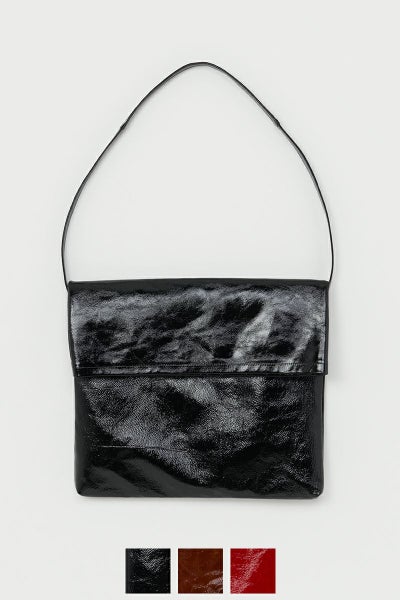 Hender Scheme(エンダースキーマ)patent horse flap shoulder bag big パテントホースフラップショルダーバッグ ビッグ wt-rb-hfb