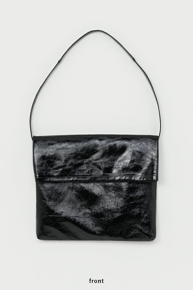 Hender Scheme(エンダースキーマ)patent horse flap shoulder bag big パテントホースフラップショルダーバッグ ビッグ wt-rb-hfb -1