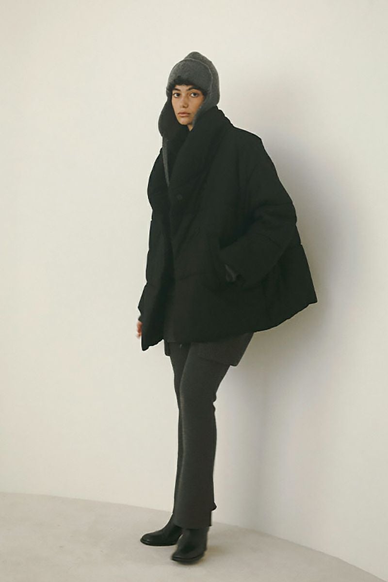 ETRE TOKYO(エトレトウキョウ)ストールカラーパディングコート 1225100002 -3