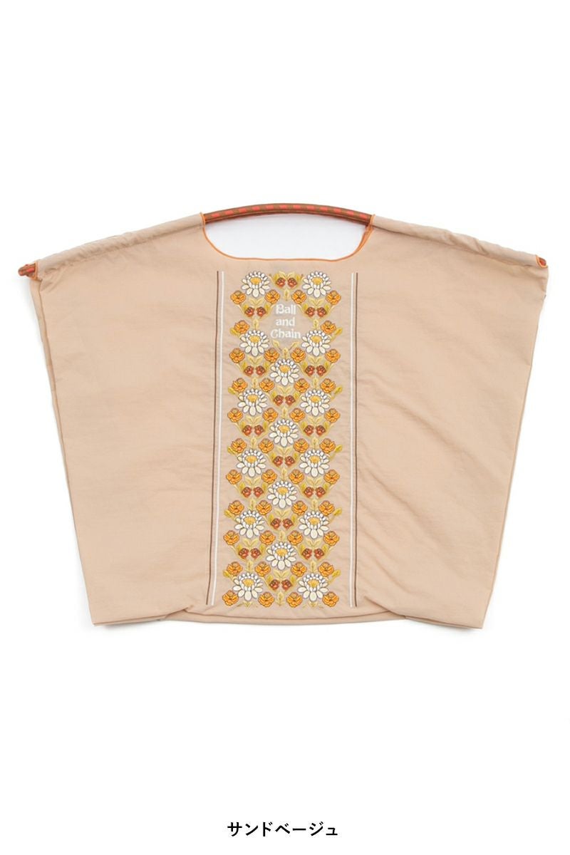 Ball & Chain(ボールアンドチェーン)FLOWER LINE (L) フラワーラインL ショッピングバック トートバッグ 301146 -5