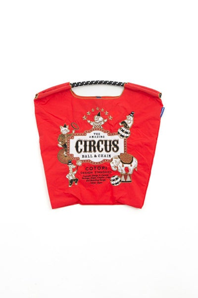 Ball & Chain(ボールアンドチェーン)C.CIRCUS (M) コトリデザイン サーカスM COTORI DESIGEN CIRCUS ショッピングバック トートバッグ 321007