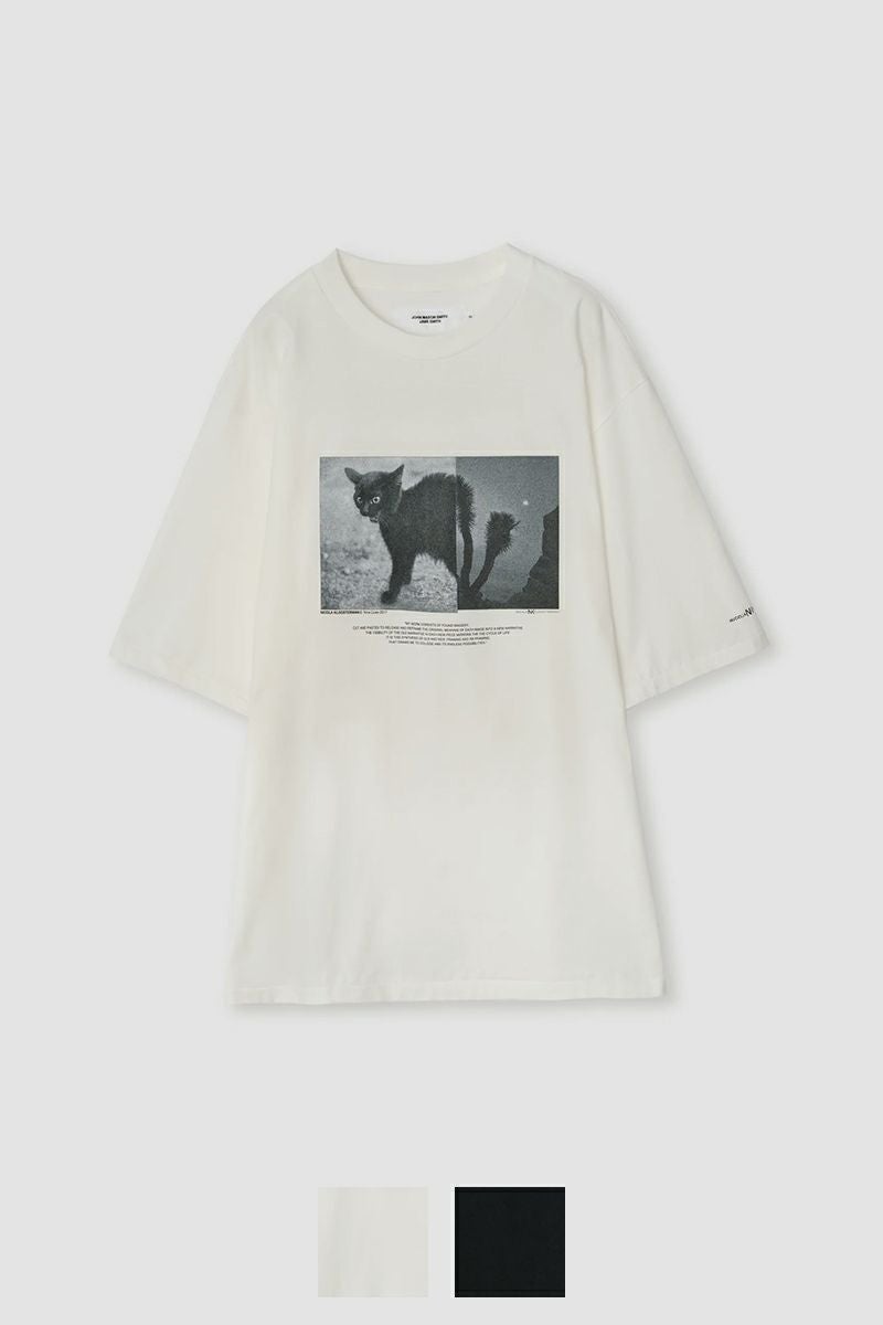 JANE SMITH(ジェーンスミス)NICOLA KLOOSTERMAN NINE LIVES S/S T-SHIRT ニコラ・クルーストマンナインライブス半袖Tシャツ 25SCT-#618S