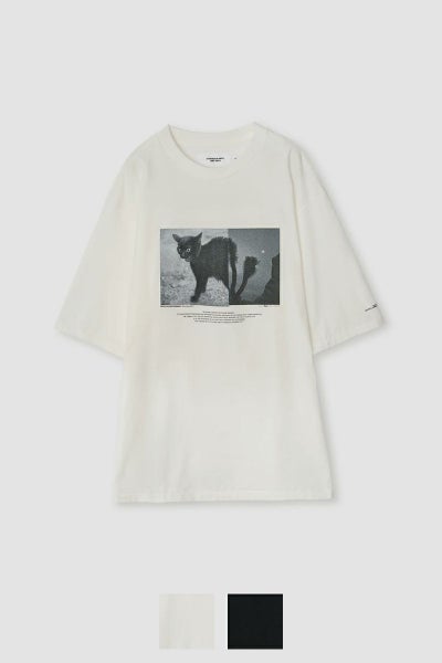 JANE SMITH(ジェーンスミス)NICOLA KLOOSTERMAN NINE LIVES S/S T-SHIRT ニコラ・クルーストマンナインライブス半袖Tシャツ 25SCT-#618S