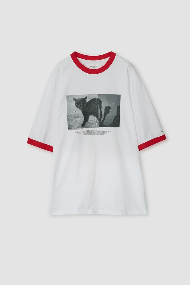 JANE SMITH(ジェーンスミス)NICOLA KLOOSTERMAN NINE LIVES RINGER T-SHIRT ニコラ・クルーストマン ナインライブス リンガーTシャツ 25SCT-#618SR