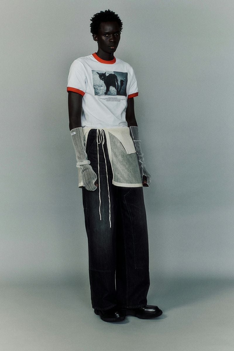 JANE SMITH(ジェーンスミス)NICOLA KLOOSTERMAN NINE LIVES RINGER T-SHIRT ニコラ・クルーストマン ナインライブス リンガーTシャツ 25SCT-#618SR -4