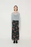 JANE SMITH(ジェーンスミス)FLOWER PRINT COTTON RAYON BIAS SKIRT フラワープリントコットンレーヨンバイアススカート 25SSK-#714L -1