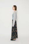 JANE SMITH(ジェーンスミス)FLOWER PRINT COTTON RAYON BIAS SKIRT フラワープリントコットンレーヨンバイアススカート 25SSK-#714L -2