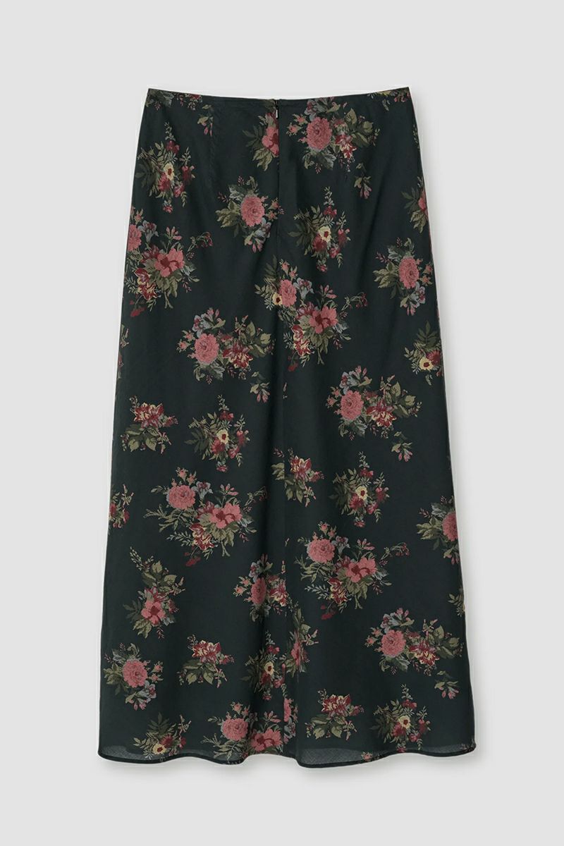 JANE SMITH(ジェーンスミス)FLOWER PRINT COTTON RAYON BIAS SKIRT フラワープリントコットンレーヨンバイアススカート 25SSK-#714L -8