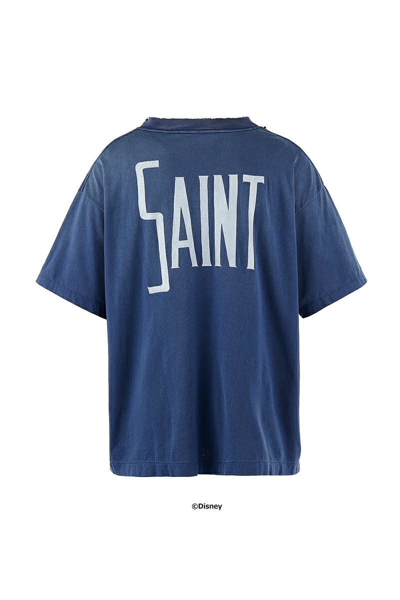 SAINT Mxxxxxx(セントマイケル)SM-HR8-0000-C65 / DNF_SS TEE / FANTASIA / NAVY / Tシャツ -1