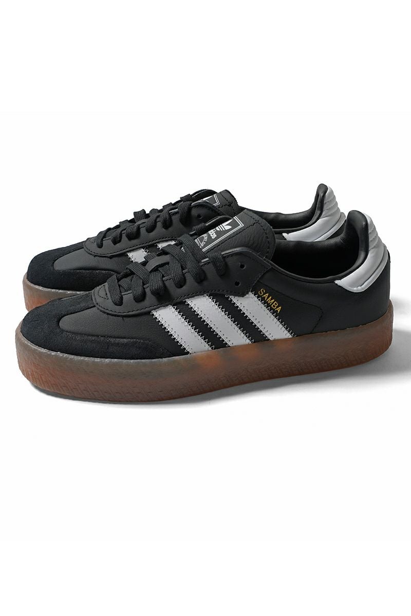Adidas(アディダス)サンバ SAMBAE W コアブラック/フットウェアホワイト/ゴールドメタリック JI1350