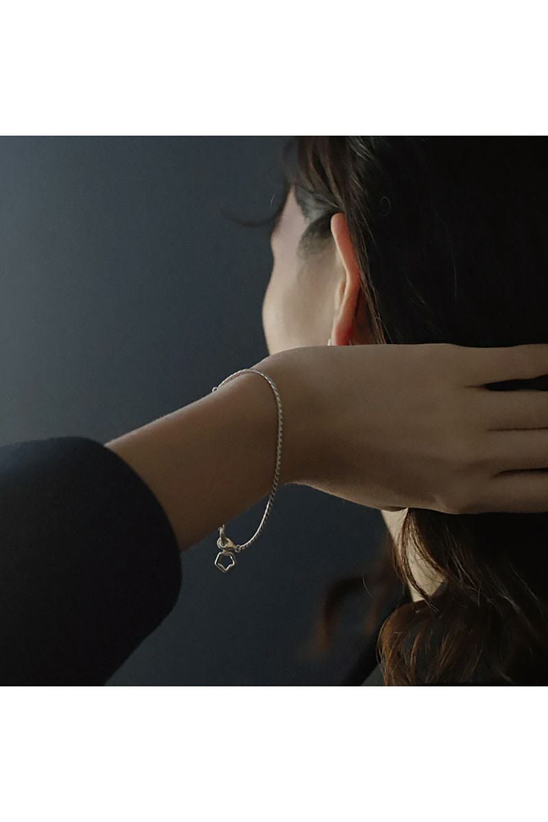 TEN.(テン)シェードコンビチェーンブレスレット SV br-0041 -4