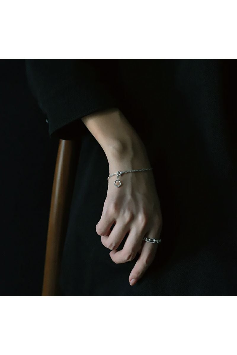 TEN.(テン)シェードコンビチェーンブレスレット SV br-0041 -5