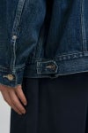 Graphpaper(グラフペーパー)Selvage Denim Trucker Jacket セルビッチデニムトラッカージャケット GM251-30186DB -2