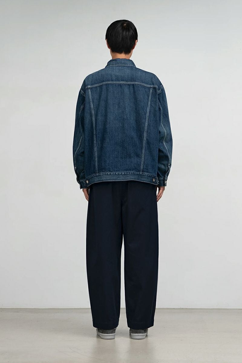 Graphpaper(グラフペーパー)Selvage Denim Trucker Jacket セルビッチデニムトラッカージャケット GM251-30186DB -5