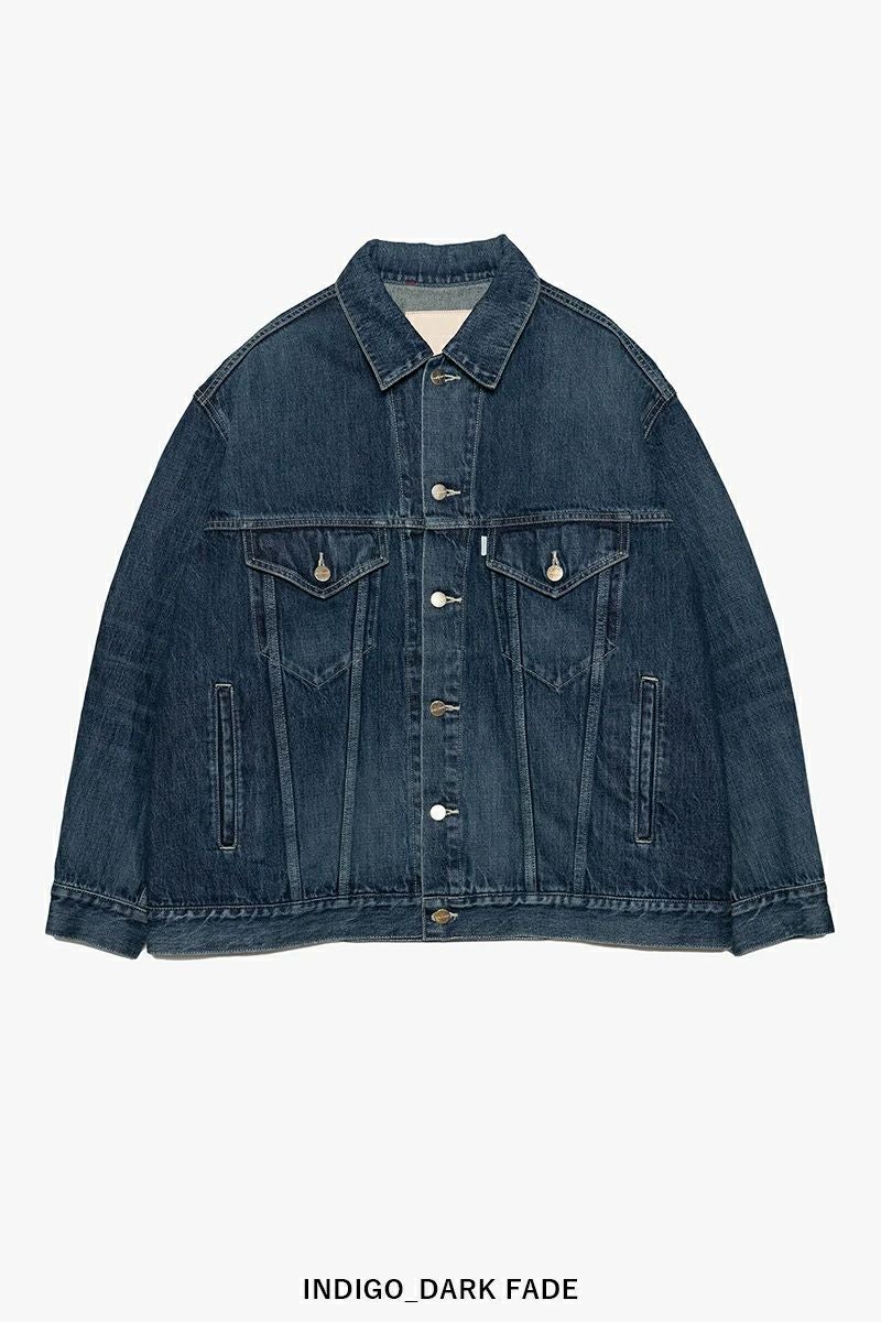 Graphpaper(グラフペーパー)Selvage Denim Trucker Jacket セルビッチデニムトラッカージャケット GM251-30186DB -6
