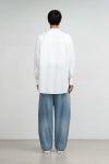 Graphpaper(グラフペーパー)Selvage Denim Two Tuck Tapered Pants -LIGHT FADE- セルビッチデニムツータックテーパードパンツ GU251-40187LB -3