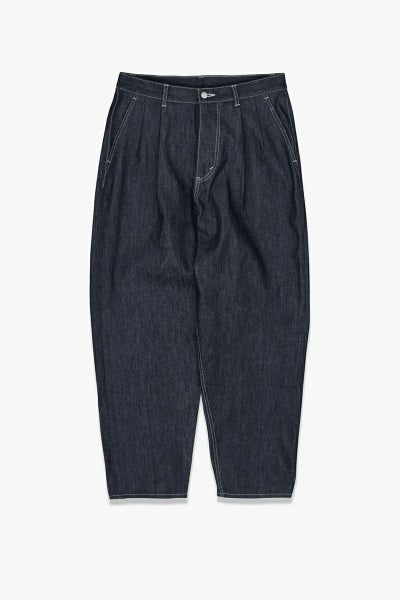 Graphpaper(グラフペーパー)Selvage Denim Two Tuck Tapered Pants -RIGID- セルビッチデニムツータックテーパードパンツ GU251-40187RB