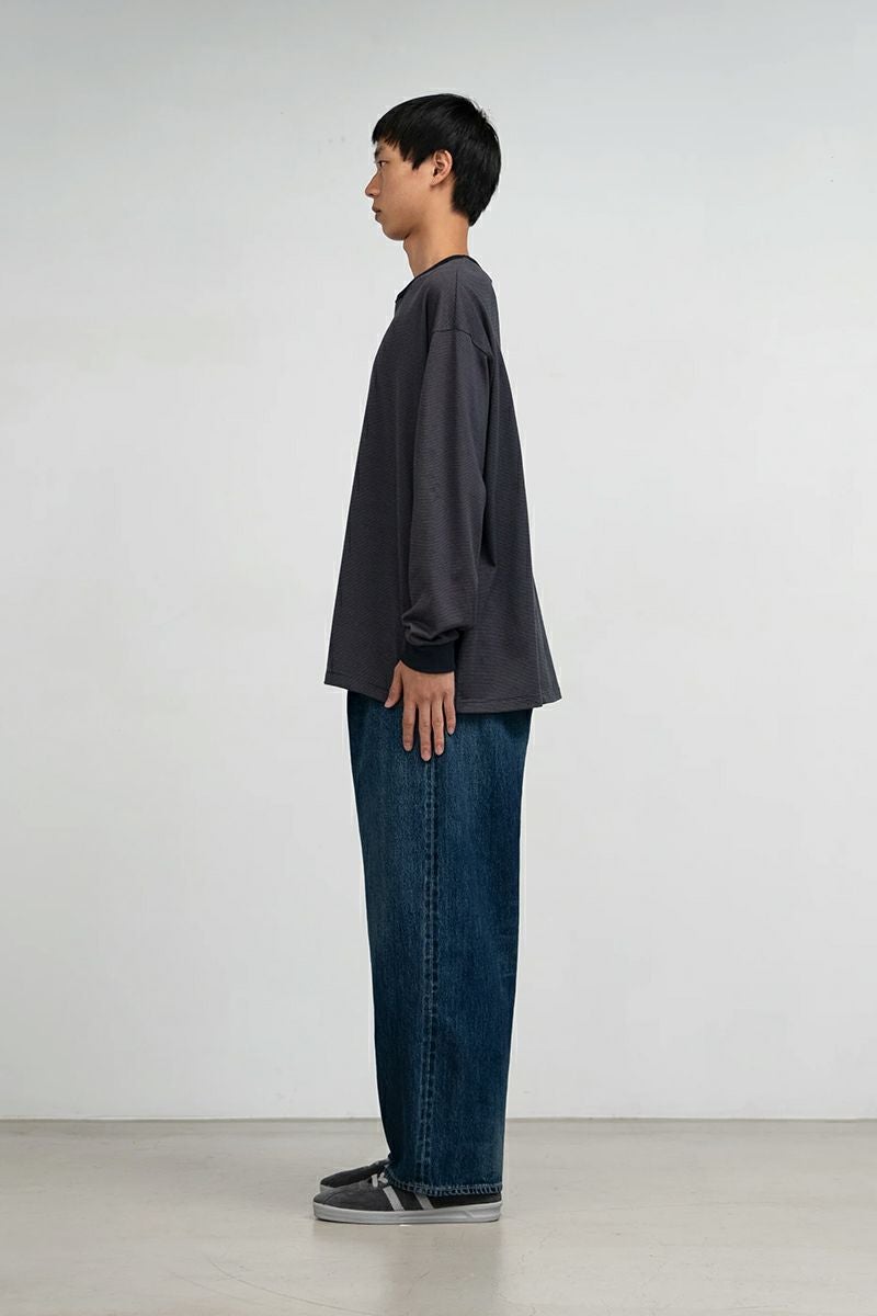 Graphpaper(グラフペーパー)Selvage Denim Two Tuck Pants -DARK FADE- セルビッチデニムツータックパンツ GU251-40188DB -7