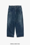 Graphpaper(グラフペーパー)Selvage Denim Two Tuck Pants -DARK FADE- セルビッチデニムツータックパンツ GU251-40188DB -9