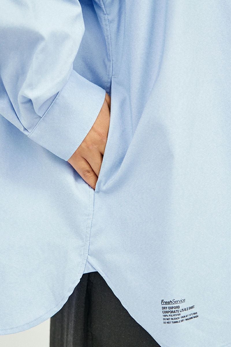 FreshService(フレッシュサービス)DRY OXFORD CORPORATE L/S B.D SHIRT ドライオックスフォード コーポレート長袖ボタンダウンシャツ FSC251-50003B -10