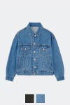SOFTHYPHEN(ソフトハイフン)TUCKED DETAIL DENIM JACKET タックディテールデニムジャケット MGMFJ251104