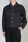 SOFTHYPHEN(ソフトハイフン)TUCKED DETAIL DENIM JACKET タックディテールデニムジャケット MGMFJ251104 -1